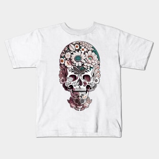 skull flower Kids T-Shirt